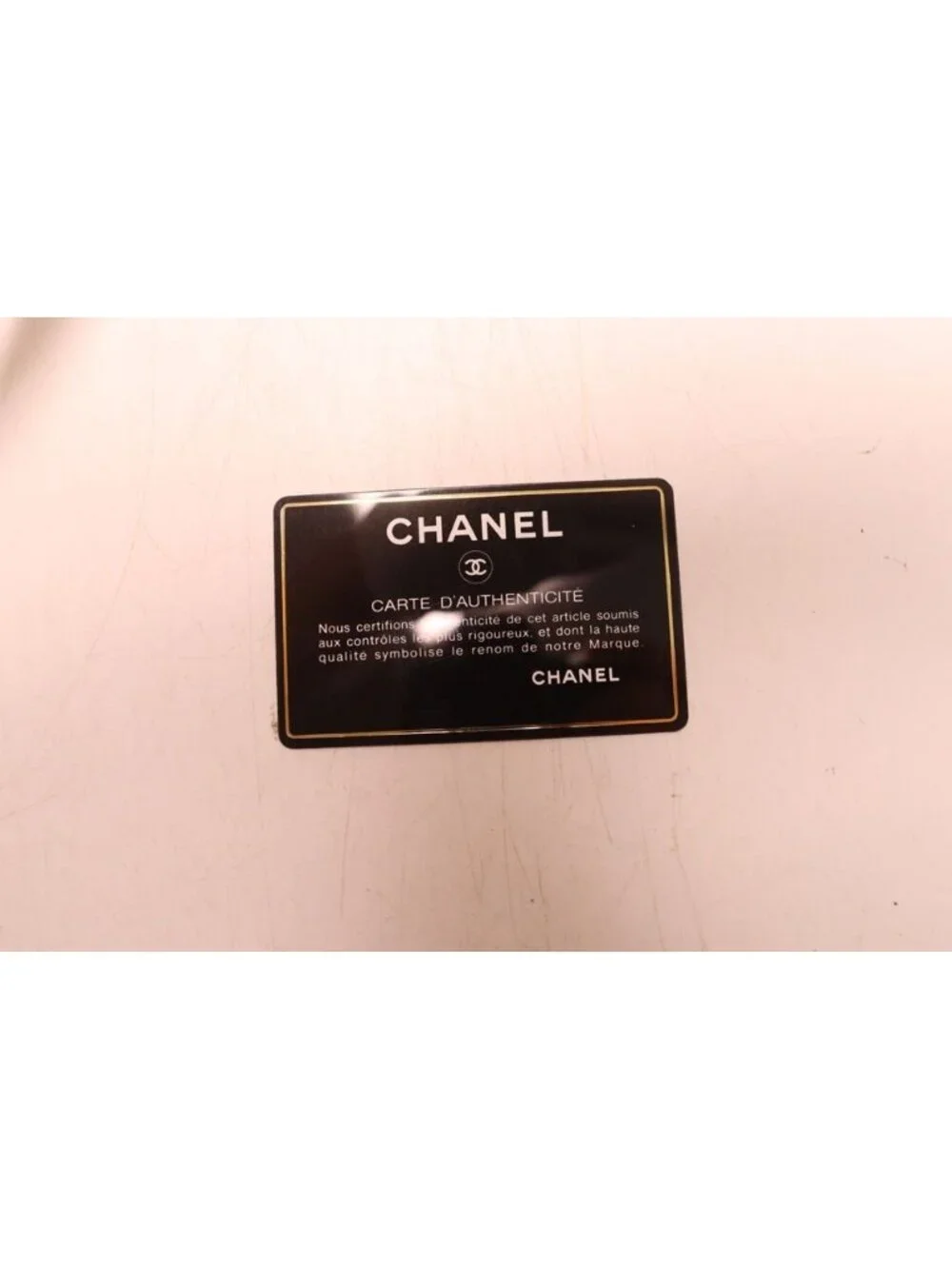 Chanel Caviar Leather Jumbo CC Logo White Chain Tote Bag
